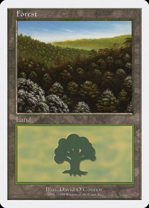 Forest, carta Magic di tipo Basic Land — Forest illustrata da David O'Connor