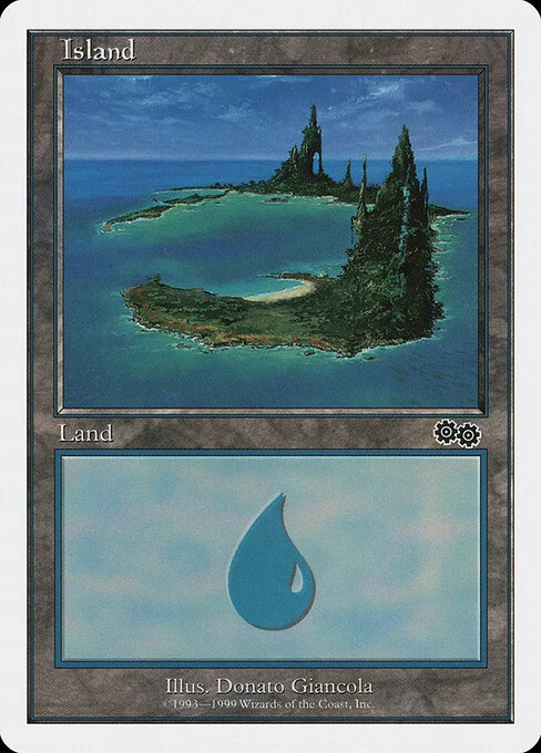 Island, carta Magic di tipo Basic Land — Island illustrata da Donato Giancola