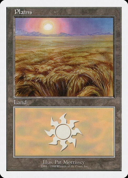 Plains, carta Magic di tipo Basic Land — Plains illustrata da Pat Lewis