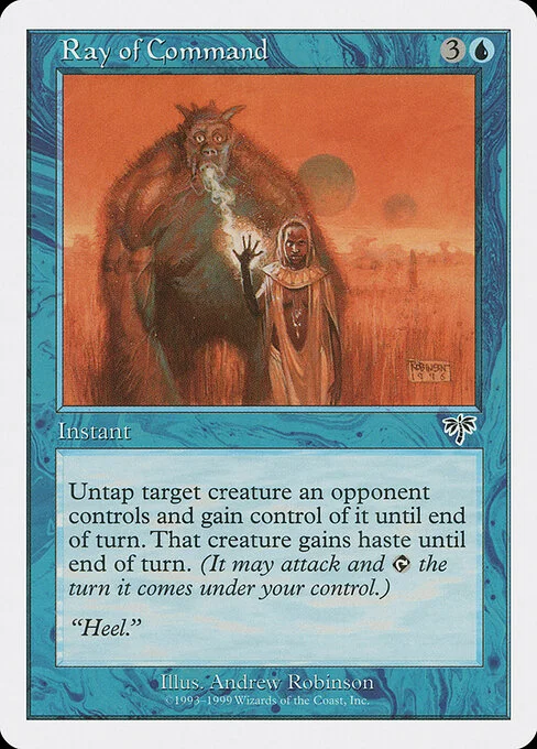 Ray of Command, carta Magic di tipo Instant illustrata da Andrew Robinson