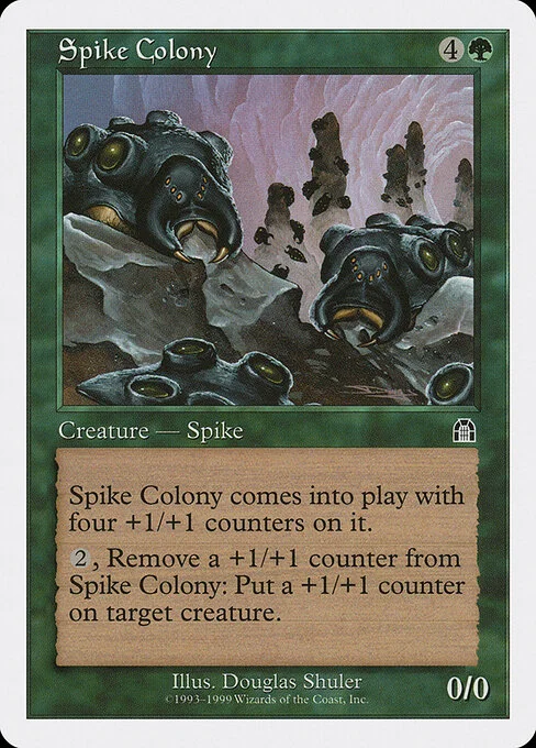 Spike Colony, carta Magic di tipo Creature — Spike illustrata da Douglas Shuler