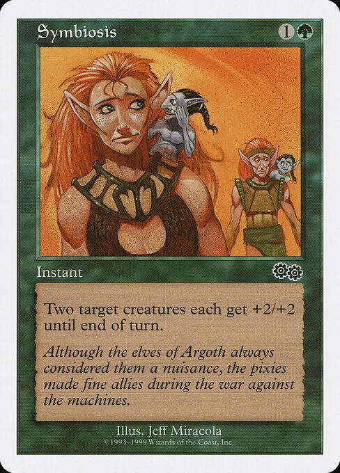 Symbiosis, carta Magic di tipo Instant illustrata da Jeff Miracola