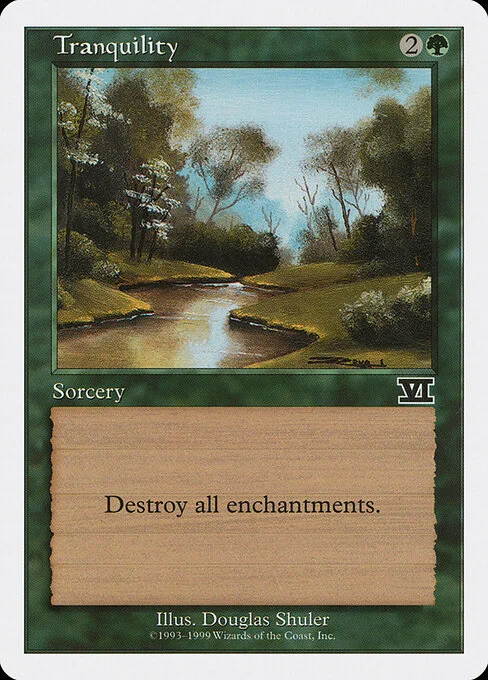 Tranquility, carta Magic di tipo Sorcery illustrata da Douglas Shuler