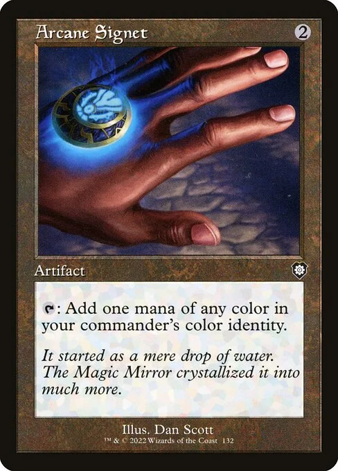 Arcane Signet, carta Magic di tipo Artifact illustrata da Dan Murayama Scott