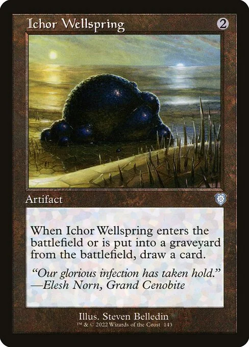 Ichor Wellspring, carta Magic di tipo Artifact illustrata da Steven Belledin