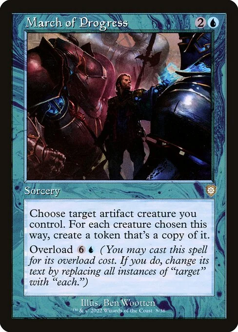 March of Progress, carta Magic di tipo Sorcery illustrata da Ben Wootten
