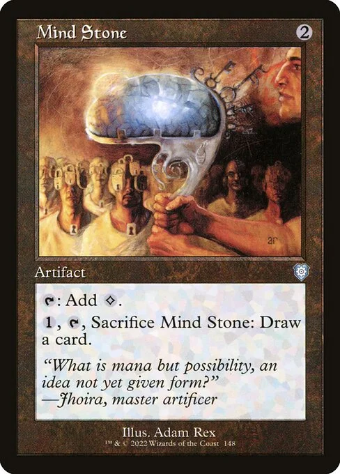 Mind Stone, carta Magic di tipo Artifact illustrata da Adam Rex