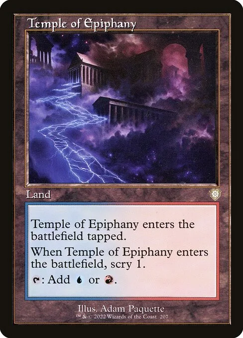 Temple of Epiphany, carta Magic di tipo Land illustrata da Adam Paquette
