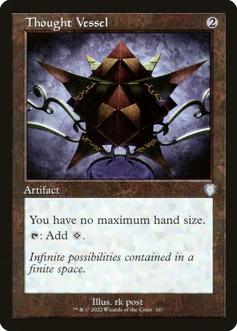 Thought Vessel, carta Magic di tipo Artifact illustrata da rk post
