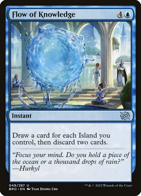 Flow of Knowledge, carta Magic di tipo Instant illustrata da Tuan Duong Chu