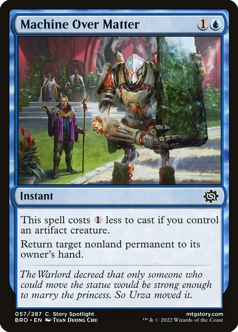 Machine Over Matter, carta Magic di tipo Instant illustrata da Tuan Duong Chu