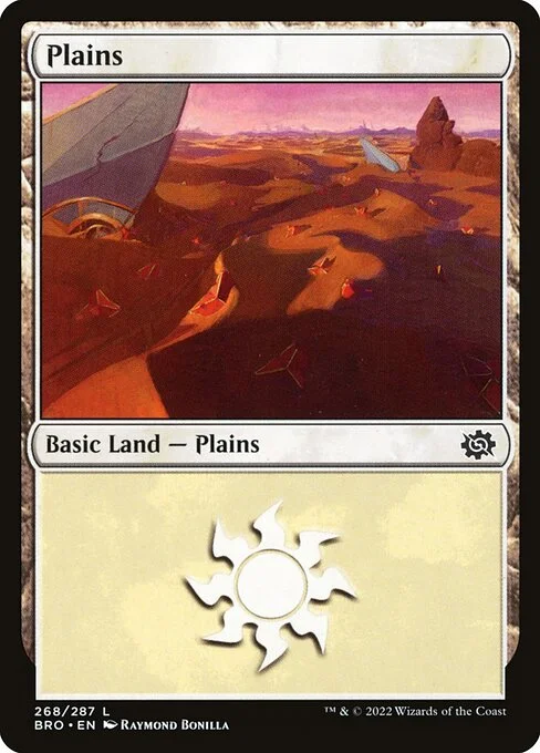 Plains, carta Magic di tipo Basic Land — Plains illustrata da Raymond Bonilla
