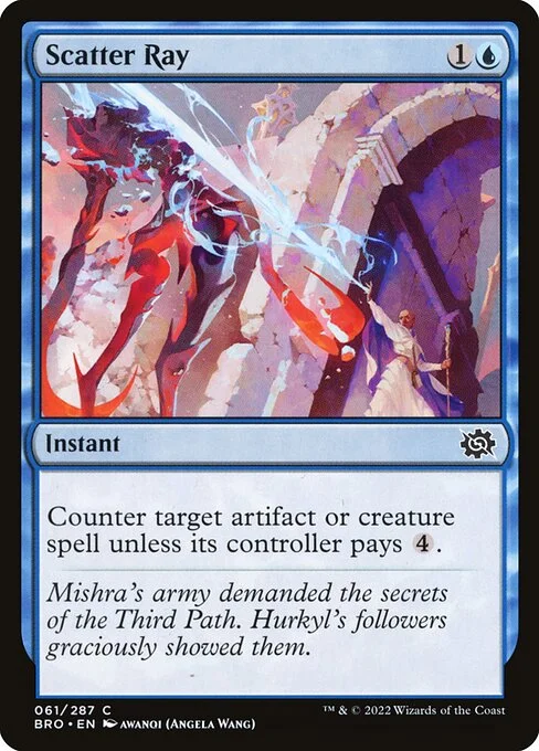 Scatter Ray, carta Magic di tipo Instant illustrata da Awanqi (Angela Wang)