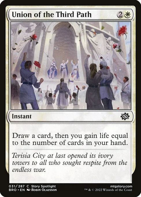 Union of the Third Path, carta Magic di tipo Instant illustrata da Robin Olausson