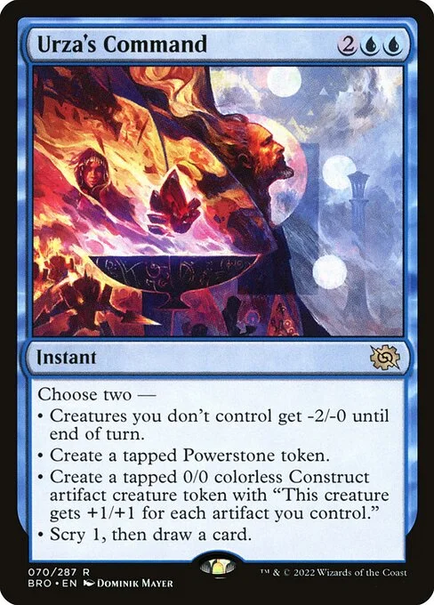 Urza's Command, carta Magic di tipo Instant illustrata da Dominik Mayer