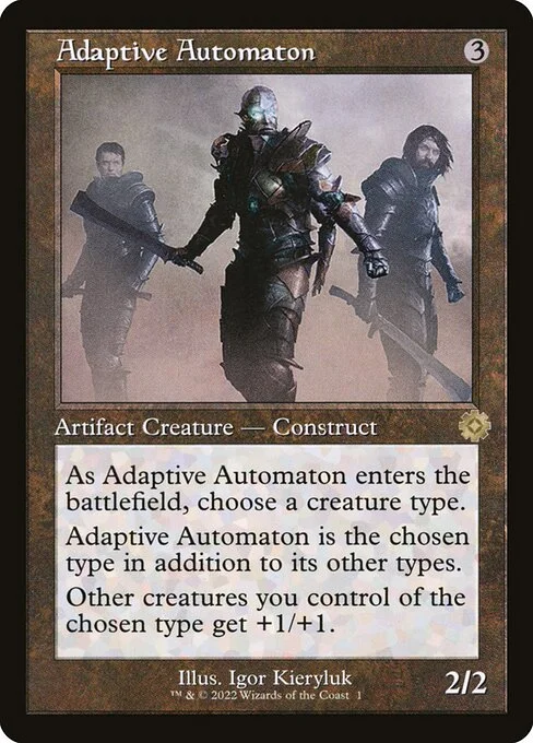 Adaptive Automaton, carta Magic di tipo Artifact Creature — Construct illustrata da Igor Kieryluk