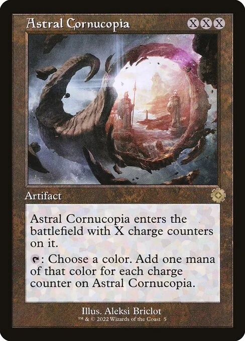 Astral Cornucopia, carta Magic di tipo Artifact illustrata da Aleksi Briclot