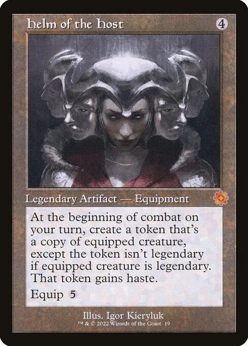 Helm of the Host, carta Magic di tipo Legendary Artifact — Equipment illustrata da Igor Kieryluk