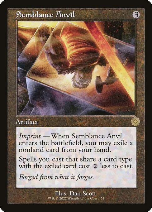 Semblance Anvil, carta Magic di tipo Artifact illustrata da Dan Murayama Scott