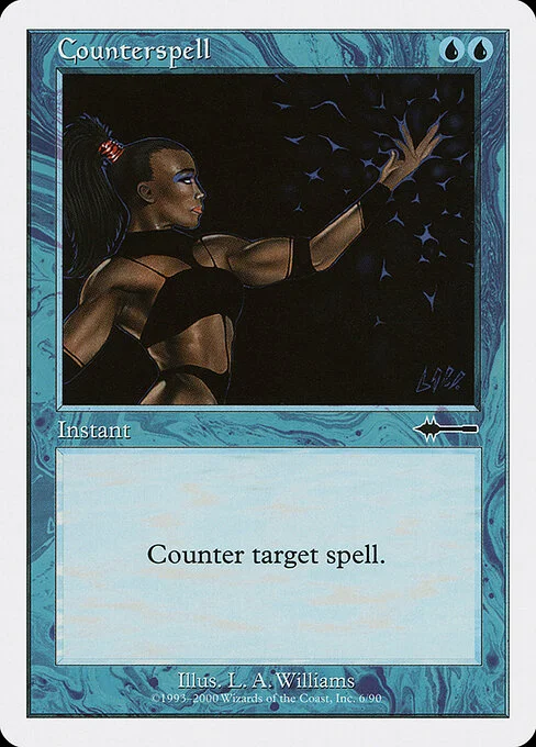 Counterspell, carta Magic di tipo Instant illustrata da Allen Williams