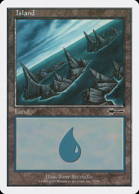 Island, carta Magic di tipo Basic Land — Island illustrata da Tony Szczudlo