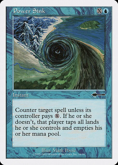 Power Sink, carta Magic di tipo Instant illustrata da Mark Poole