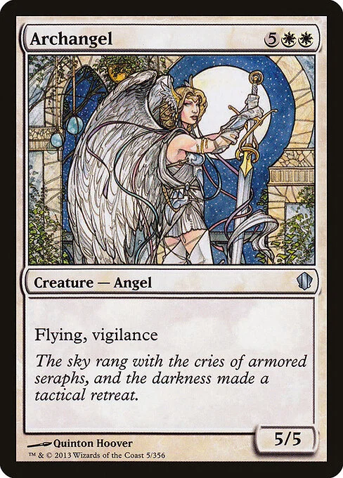Archangel, carta Magic di tipo Creature — Angel illustrata da Quinton Hoover