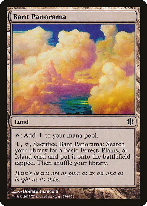 Bant Panorama, carta Magic di tipo Land illustrata da Donato Giancola