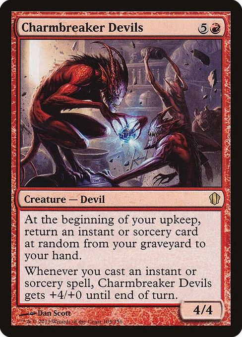 Charmbreaker Devils, carta Magic di tipo Creature — Devil illustrata da Dan Murayama Scott
