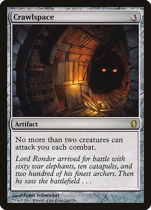 Crawlspace, carta Magic di tipo Artifact illustrata da Franz Vohwinkel