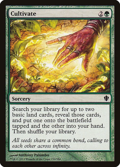 Cultivate, carta Magic di tipo Sorcery illustrata da Anthony Palumbo