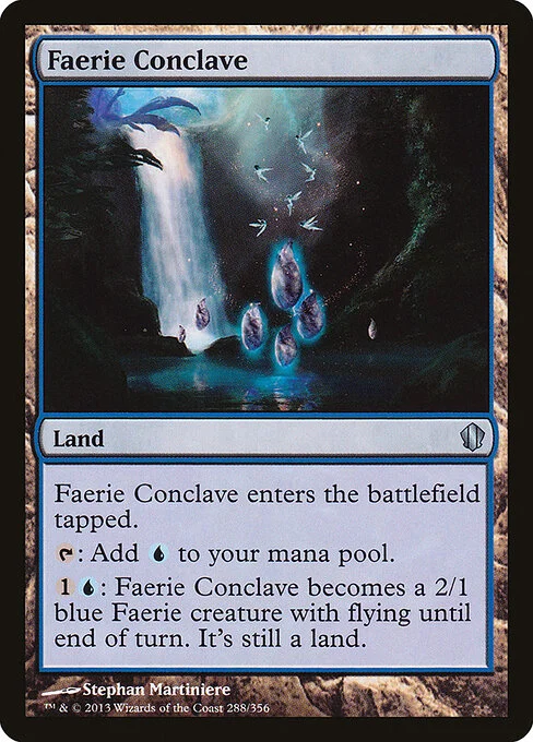 Faerie Conclave, carta Magic di tipo Land illustrata da Stephan Martiniere