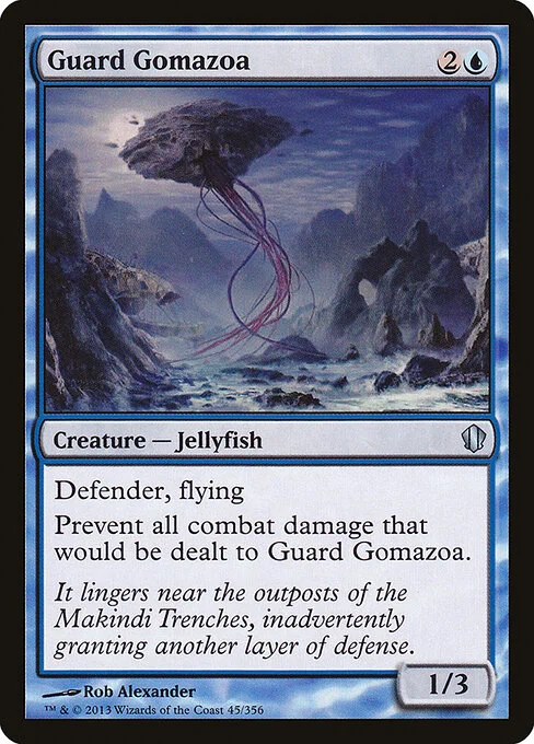 Guard Gomazoa, carta Magic di tipo Creature — Jellyfish illustrata da Rob Alexander