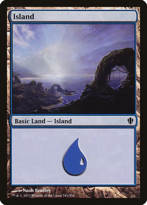 Island, carta Magic di tipo Basic Land — Island illustrata da Noah Bradley