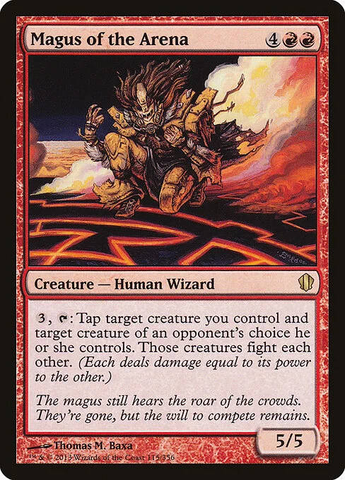Magus of the Arena, carta Magic di tipo Creature — Human Wizard illustrata da Thomas M. Baxa