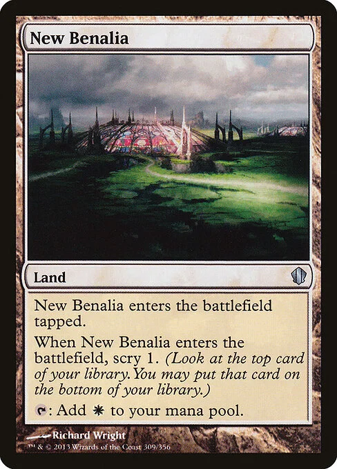 New Benalia, carta Magic di tipo Land illustrata da Richard Wright