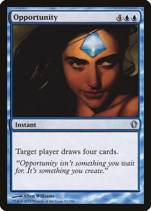 Opportunity, carta Magic di tipo Instant illustrata da Allen Williams