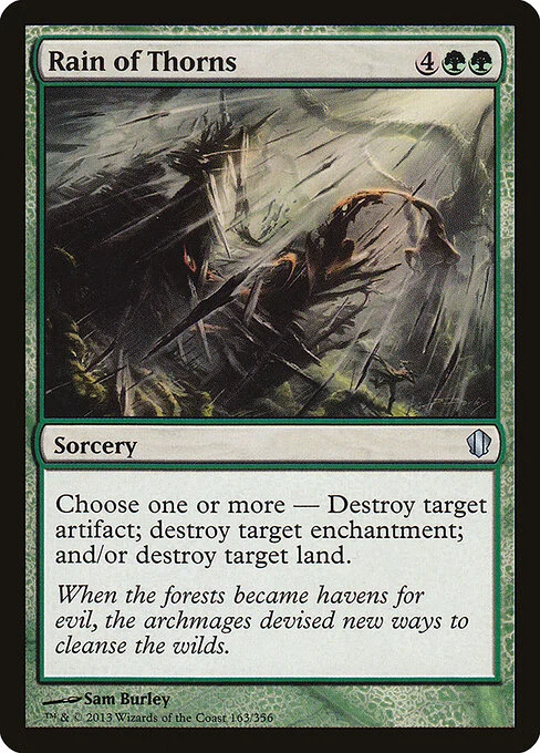 Rain of Thorns, carta Magic di tipo Sorcery illustrata da Sam Burley