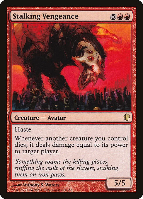 Stalking Vengeance, carta Magic di tipo Creature — Avatar illustrata da Anthony S. Waters