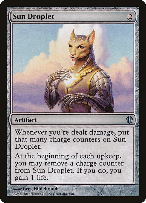 Sun Droplet, carta Magic di tipo Artifact illustrata da Greg Hildebrandt