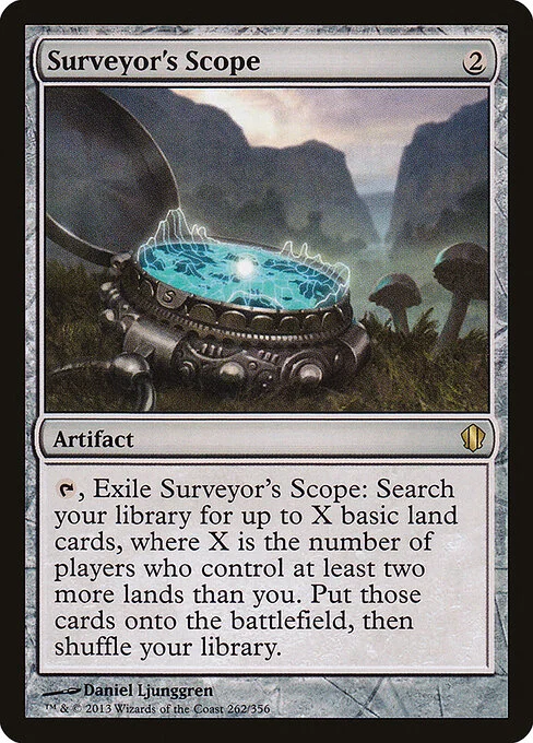 Surveyor's Scope, carta Magic di tipo Artifact illustrata da Daniel Ljunggren