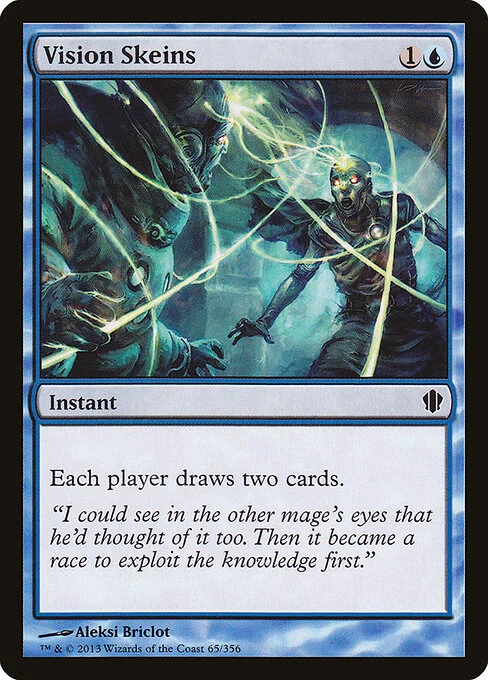 Vision Skeins, carta Magic di tipo Instant illustrata da Aleksi Briclot