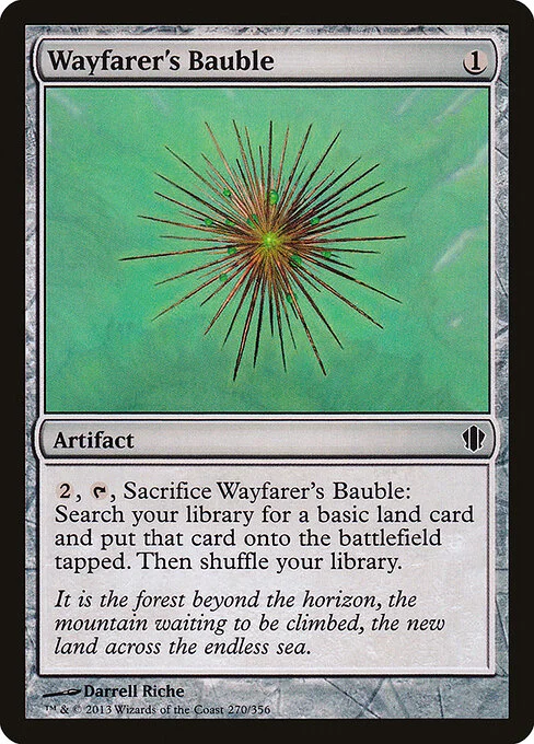 Wayfarer's Bauble, carta Magic di tipo Artifact illustrata da Darrell Riche