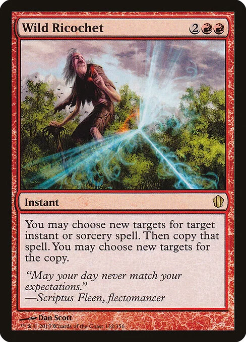 Wild Ricochet, carta Magic di tipo Instant illustrata da Dan Murayama Scott