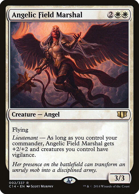 Angelic Field Marshal, carta Magic di tipo Creature — Angel illustrata da Scott Murphy