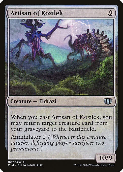 Artisan of Kozilek, carta Magic di tipo Creature — Eldrazi illustrata da Jason Felix