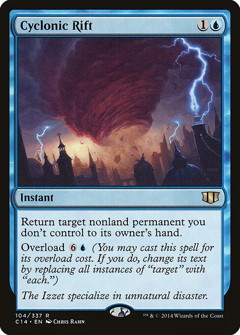 Cyclonic Rift, carta Magic di tipo Instant illustrata da Chris Rahn