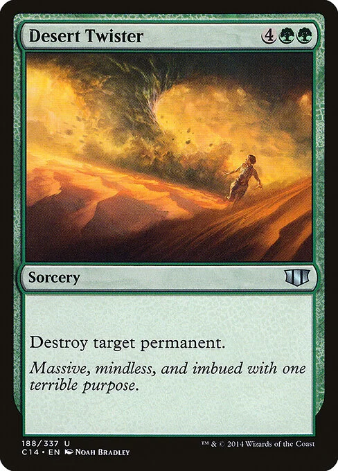Desert Twister, carta Magic di tipo Sorcery illustrata da Noah Bradley
