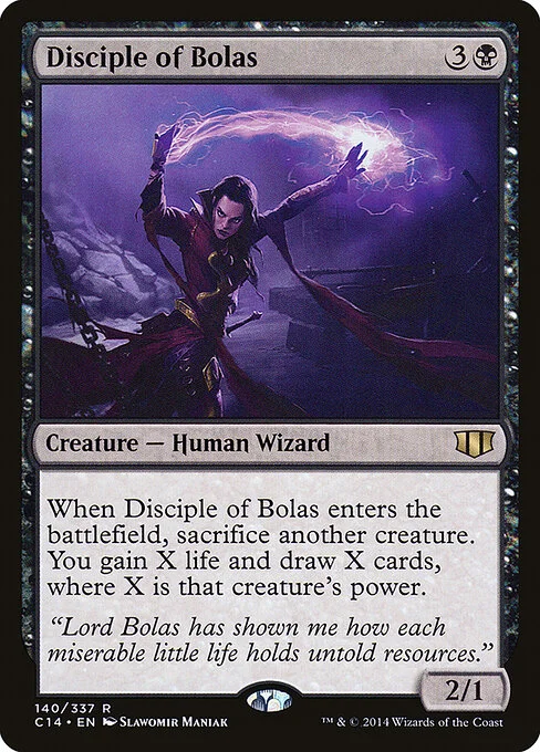 Disciple of Bolas, carta Magic di tipo Creature — Human Wizard illustrata da Slawomir Maniak