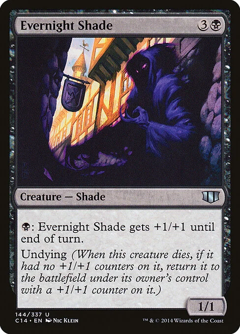 Evernight Shade, carta Magic di tipo Creature — Shade illustrata da Nic Klein